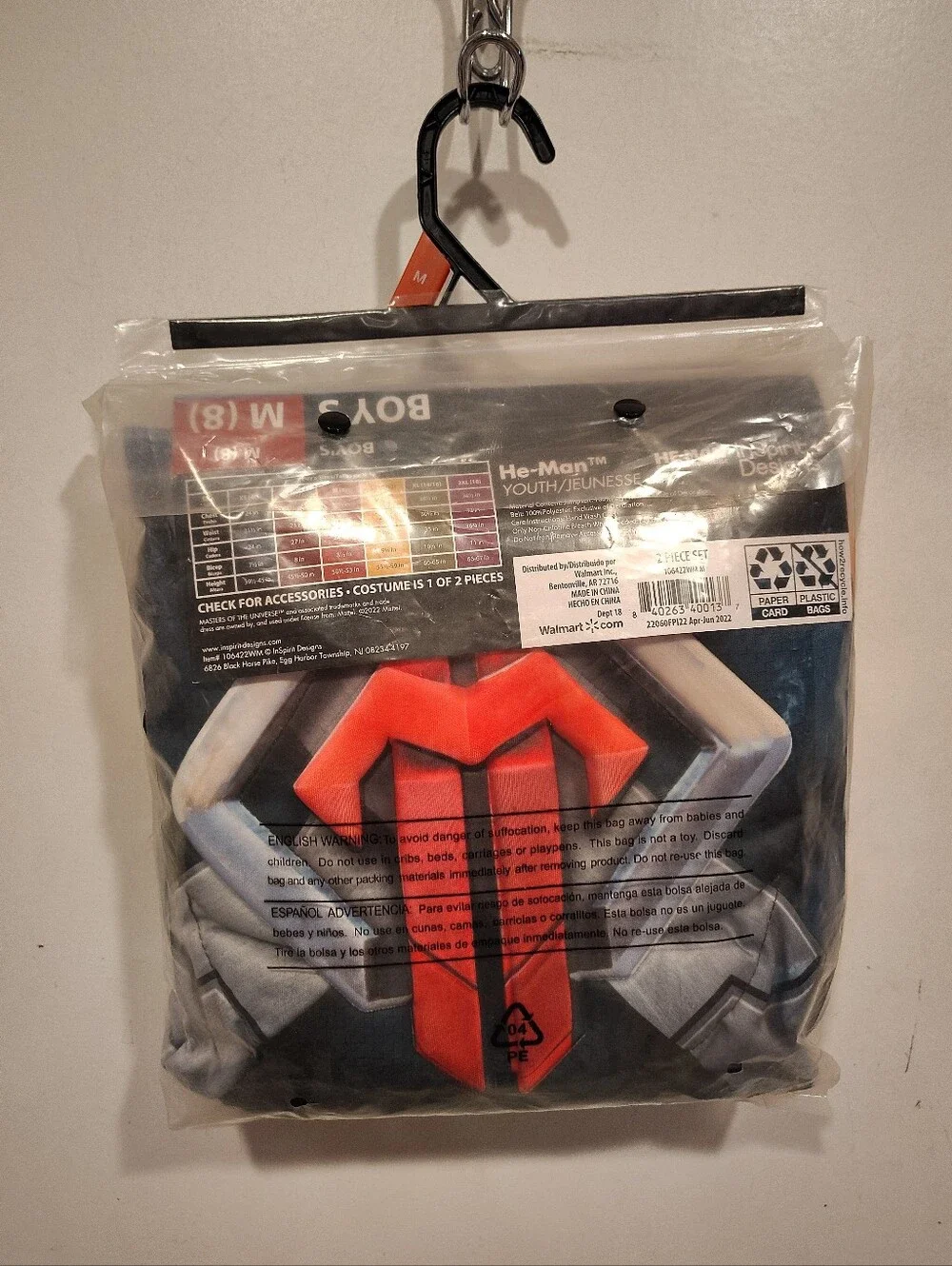 New He-Man Masters Of The Universe Costume Boys Medium 8-10 InSpirit Halloween